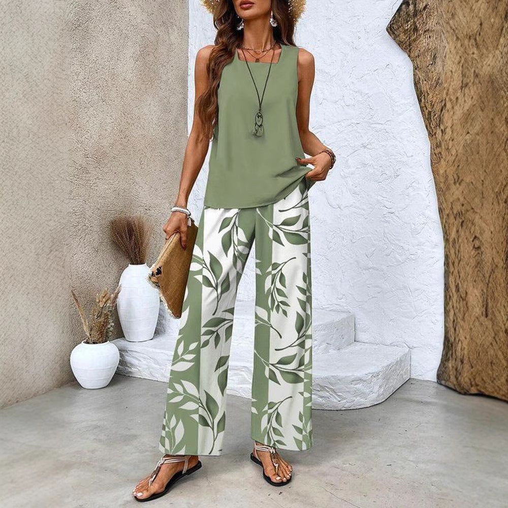 Damen Lässiges Set mit weitem Schnitt und floralem Design R&B