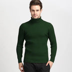 Herren Rollkragenpullover aus hochwertigem Strickmaterial mit Rippstruktur R&B