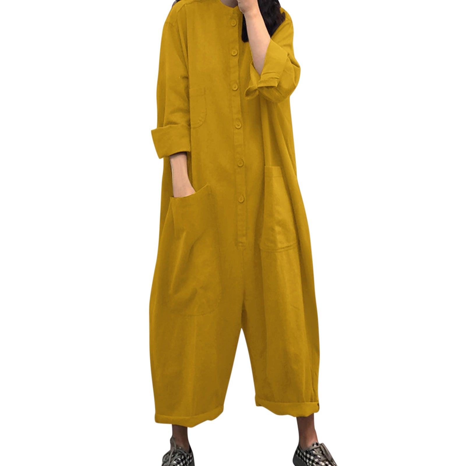 Damen Jumpsuit mit praktischen Taschen und lässigem Schnitt