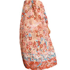 Damen floraler Strandkimono mit weit geschnittenen Ärmel R&B