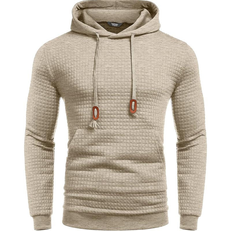 Herren Kapuzenpullover mit strukturiertem Design und komfortablem Schnitt R&B