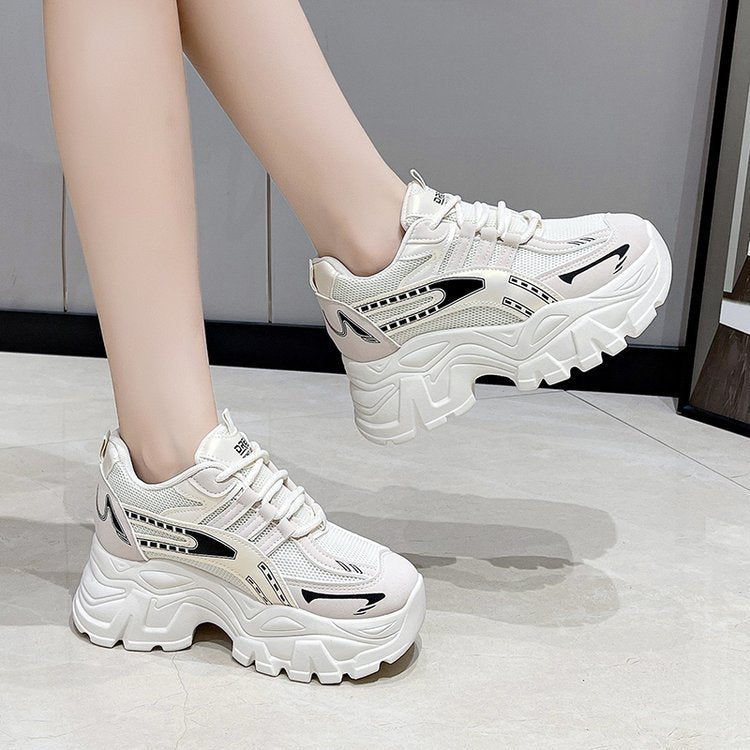 Damen Sportliche Chunky Sneakers mit rutschfester Sohle und atmungsaktivem Obermaterial R&B