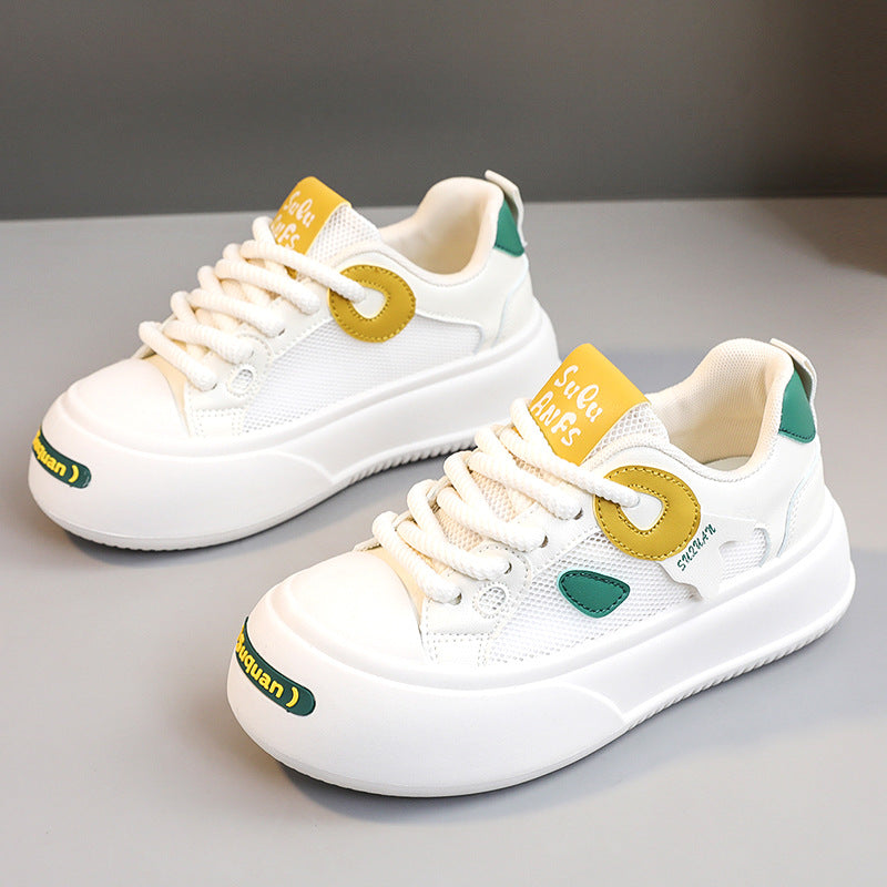 Damen luftige Sneaker mit atmungsaktivem Mesh-Obermaterial und rutschfester Sohle R&B
