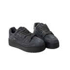 Damen Chunky Sneakers aus hochwertigem Wildleder mit bequemem Fußbett und rutschfester Sohle R&B