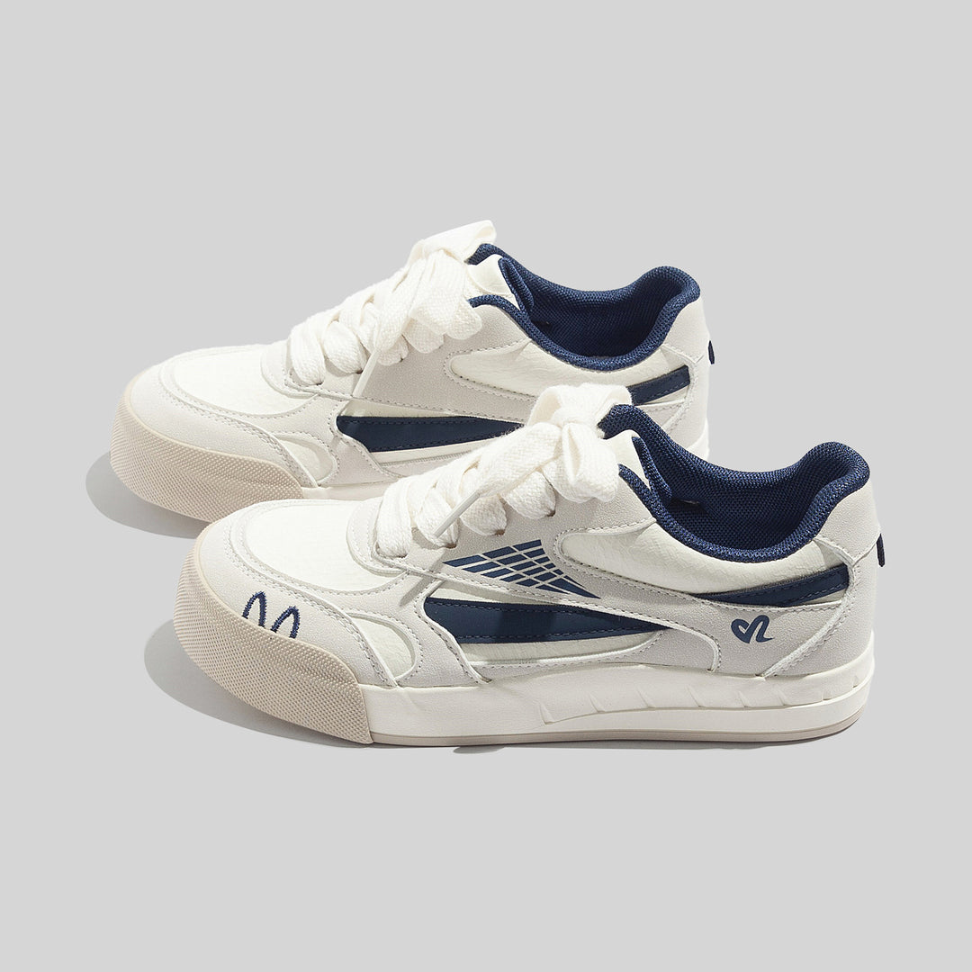 Damen Sportliche Sneakers mit atmungsaktiver Oberflächenstruktur und strapazierfähiger Laufsohle R&B