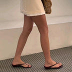 Damen elegante Zehentrenner-Sandaletten mit minimalistischem Design und modischem Riemen R&B