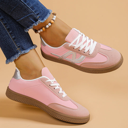 Damen Sportliche Sneakers mit atmungsaktiver Oberflächenstruktur und rutschfester Sohle R&B
