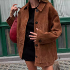 Damen Wilde Velourjacke im lässigen Chic R&B
