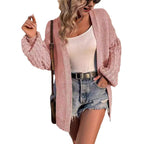 Damen Großer Strickcardigan