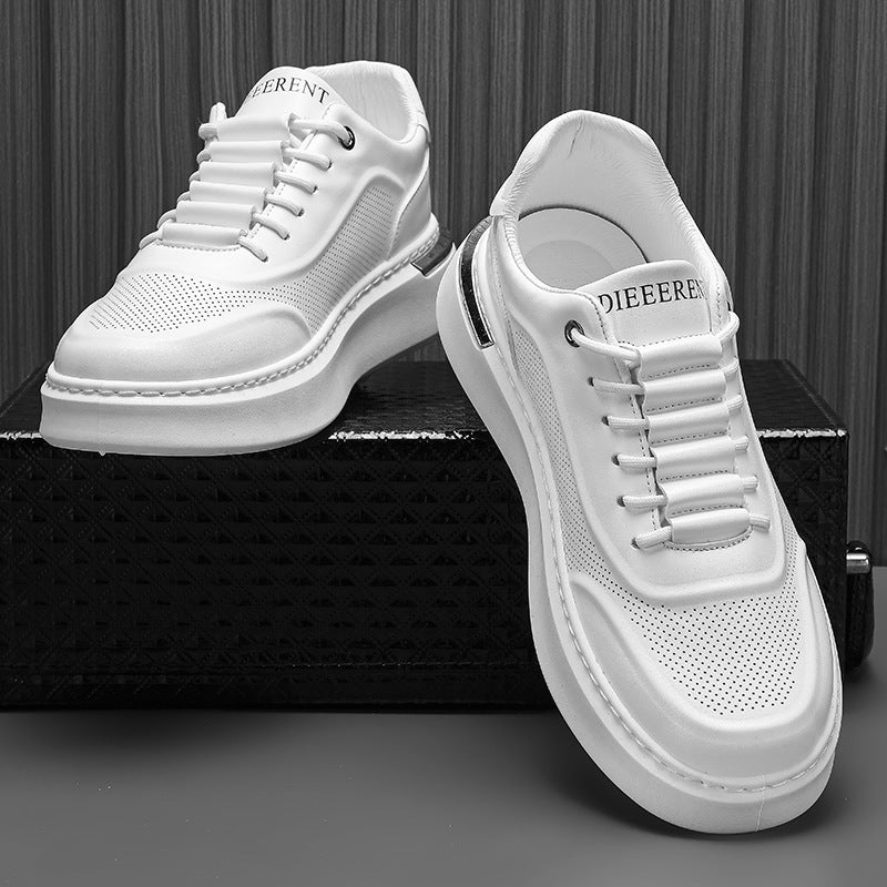 Damen modische Sneaker mit perforierter Oberfläche und komfortabler Dämpfung R&B