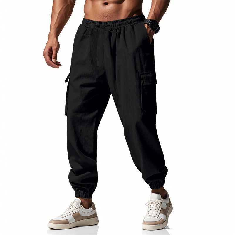 Herren Cargo-Hose mit elastischem Bund und praktischen Seitentaschen R&B