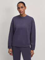 Damen Bequemer Oversized Sweatpullover mit lässigem Schnitt R&B