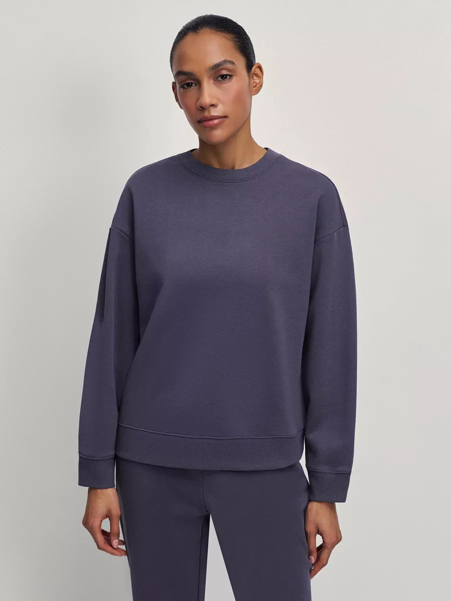 Damen Bequemer Oversized Sweatpullover mit lässigem Schnitt R&B