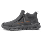 Damen Sportliche High-Top Sneakers mit einzigartigem Reißverschluss und dämpfender Sohle