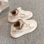 Damen Sneakers im modernen Karomuster mit bequemer Dämpfung R&B