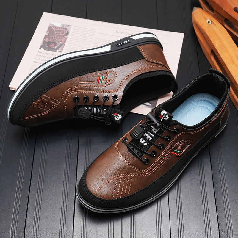 Herren Freizeit-Schnürschuhe mit innovativer Schnellschnürtechnologie und rutschfester Sohle