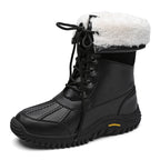 Damen Winterstiefel mit isolierter Fütterung und rutschfester Gummisohle R&B