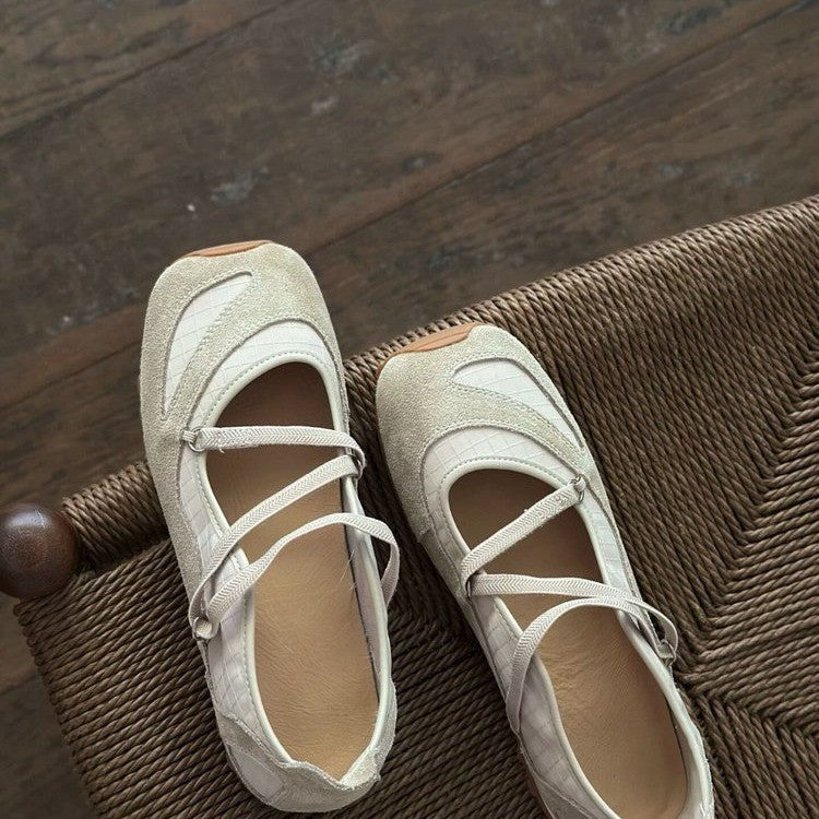 Damen Ballerinas mit flexibler Sohle und schickem Riemchendesign R&B