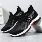 Damen Sportliche Sneaker mit atmungsaktivem Strick-Obermaterial und rutschfester Sohle