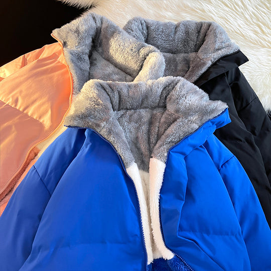 Damen Daunenjacke mit weichem Innenfutter und hohem Kragen R&B