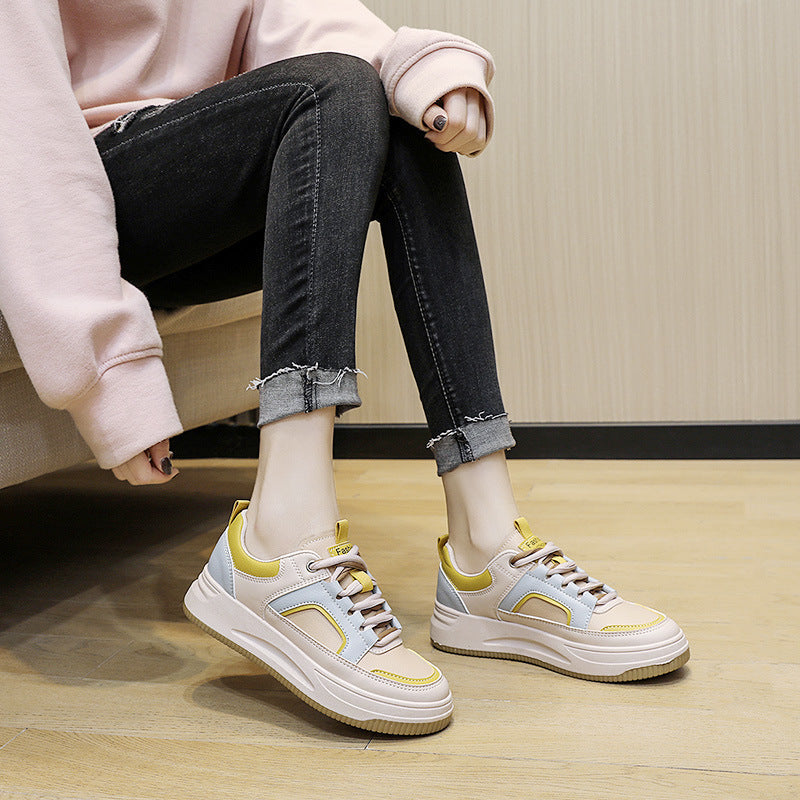 Damen modische Sneakers mit gepolstertem Innenfutter und robustem Sohlenprofil R&B