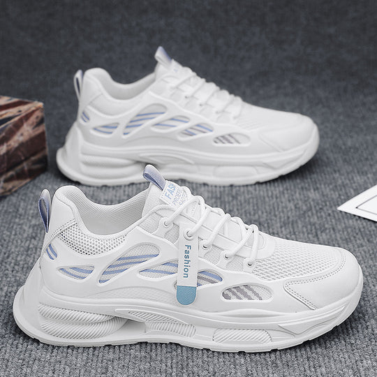 Damen Sportliche Leichtgewicht Sneakers mit atmungsaktivem Mesh-Obermaterial und dämpfender Sohle R&B