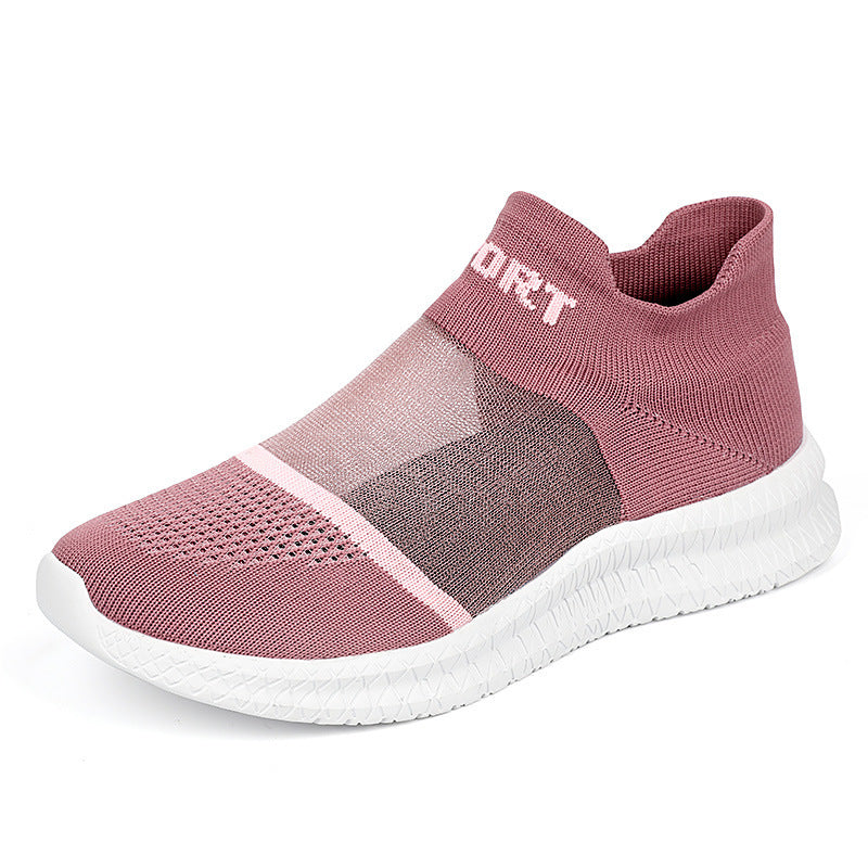 Damen Stricksneaker mit rutschfester Sohle und atmungsaktivem Obermaterial R&B