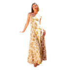 Damen Maxikleid mit floralem Muster R&B