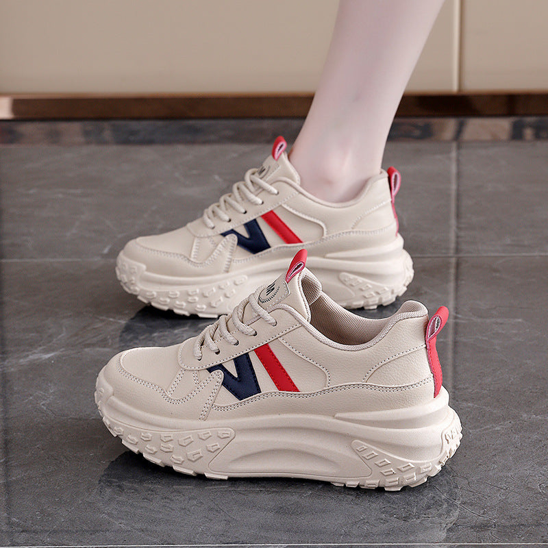 Damen Chunky Sneakers mit atmungsaktiver Oberflächenstruktur und dämpfendem Komfort R&B