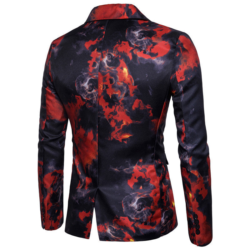 Herren modischer Blazer mit kunstvollem Farbverlauf R&B