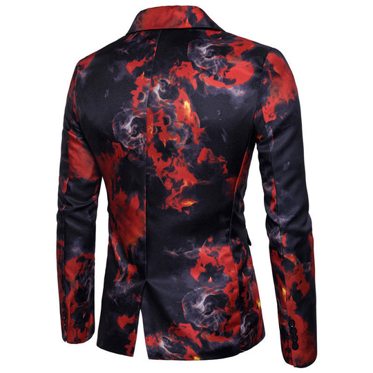 Herren modischer Blazer mit kunstvollem Farbverlauf R&B