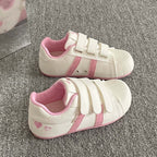 Damen Sneakers mit Velcro-Verschluss und lustigem Tierdesign