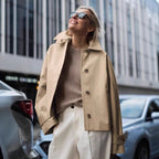 Damen Urbanistische Freizeitjacke mit hohem Kragen R&B