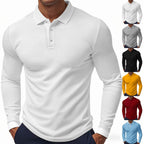 Herren Poloshirt mit strukturiertem Design und modernen Knopfdetails R&B