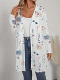Damen Florale Kimono-Jacke