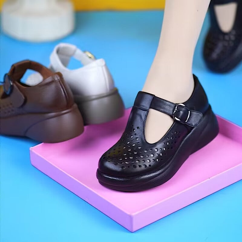 Damen Komfortable und atmungsaktive Clogs mit elegantem Riemchen-Design R&B