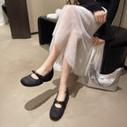 Damen Bequeme Filzschuhe mit dekorativer Schleife R&B