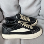 Damen Sportliche Sneakers aus hochwertigem Leder mit klassischem Design R&B