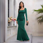 Damen Elegantes Oberteil mit langem Arm und figurformendem Schnitt R&B