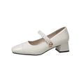 Damen elegante Sling-Pumps mit dekorativem Riemen und komfortablem Blockabsatz R&B