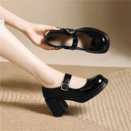 Damen Elegante und modische Ballerinas mit verstellbarem Riemen R&B