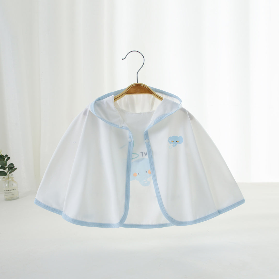 Unisex nan leichte Kapuzen-Sonnenschutz-Windjacke mit elastischen Bündchen R&B