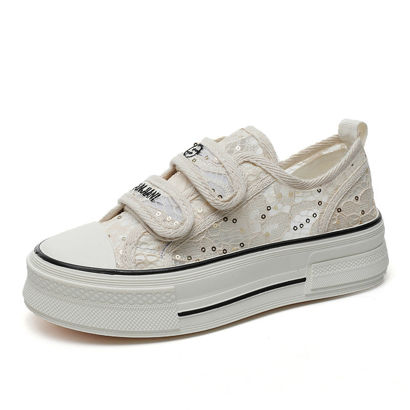 Damen Sneakers mit Klettverschluss und modischem Design R&B