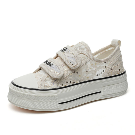 Damen Sneakers mit Klettverschluss und modischem Design R&B