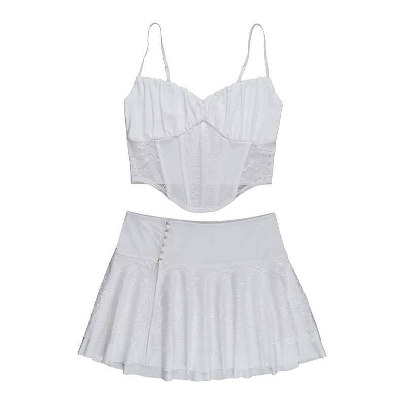Damen Corsagenkleid mit filigranen Spitzenakzenten R&B