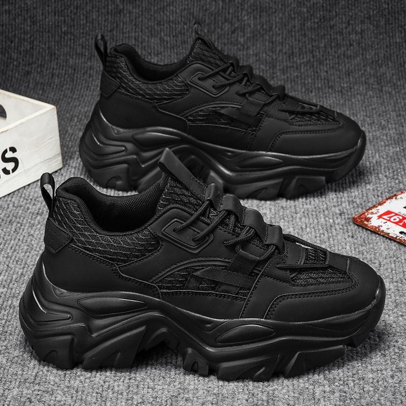 Damen Sportliche Chunky Sneaker mit atmungsaktiver Materialstruktur und rutschfester Gummisohle R&B