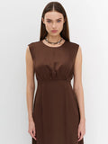 Damen Maxikleid mit elegantem Schnitt und raffinierter Taillierung R&B