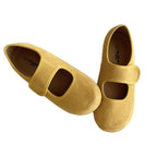 Damen bequeme Slipper mit praktischem Klettverschluss und weicher Sohle R&B