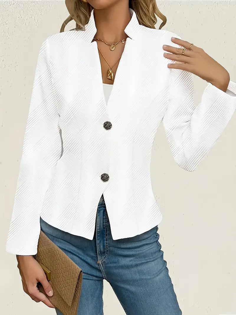 Damen Taillierte Blazerjacke mit elegantem Schnitt und Knopfdetails R&B