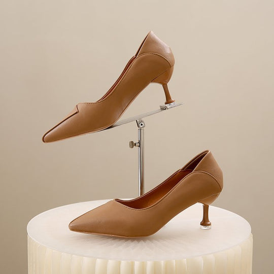 Damen elegante Spitzen Pumps mit einzigartigem Absatz R&B